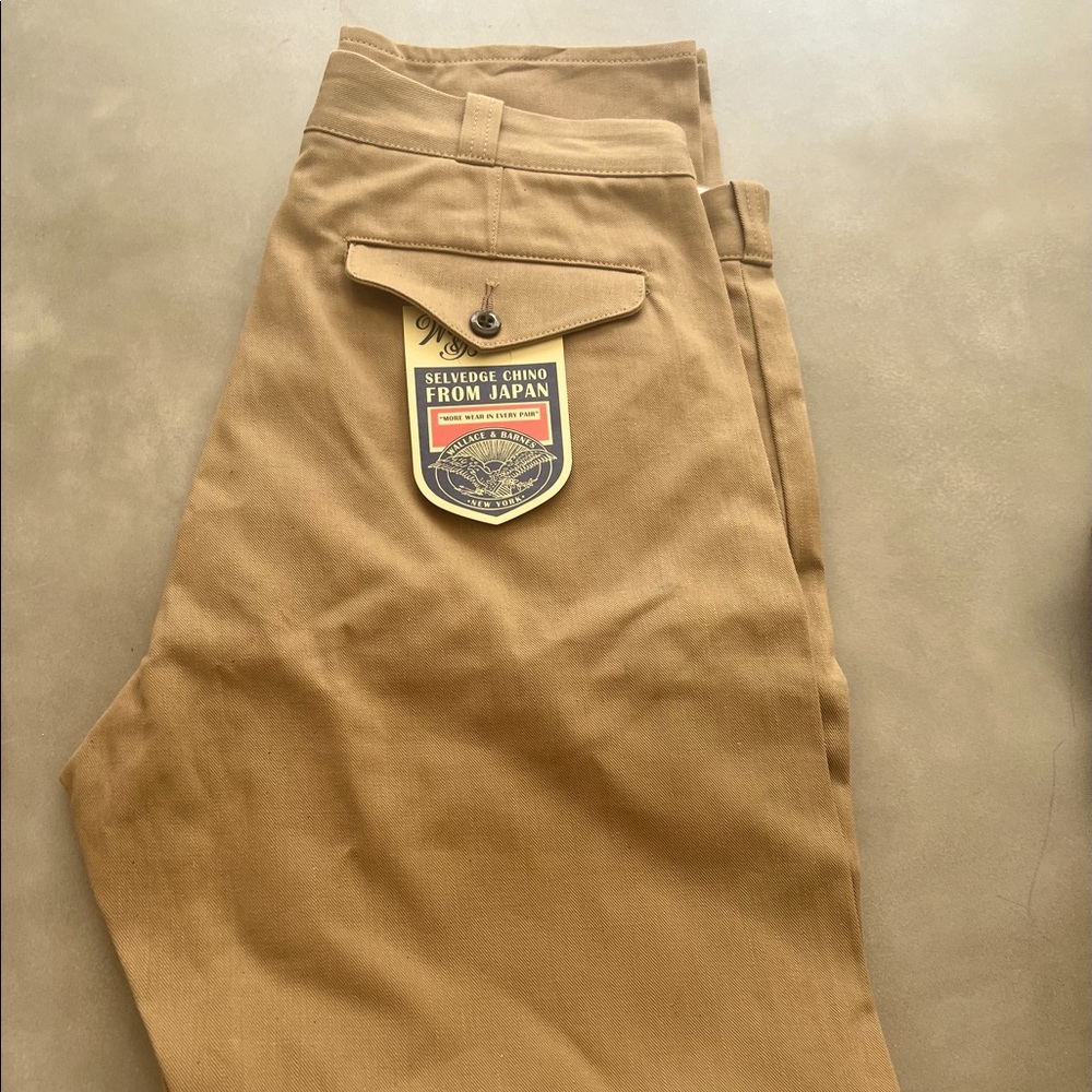 Wallace and Barnes for j.crew Japanese Selvedge Chinos
